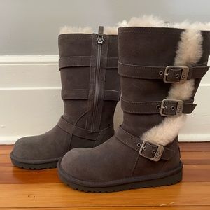 UGG boots kid size 12 Grey, New in Box